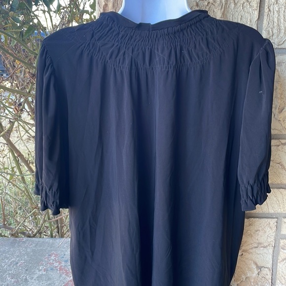 Tunic Top Blouse casual career business Size Med Loose Fit Oversized - Picture 7 of 10